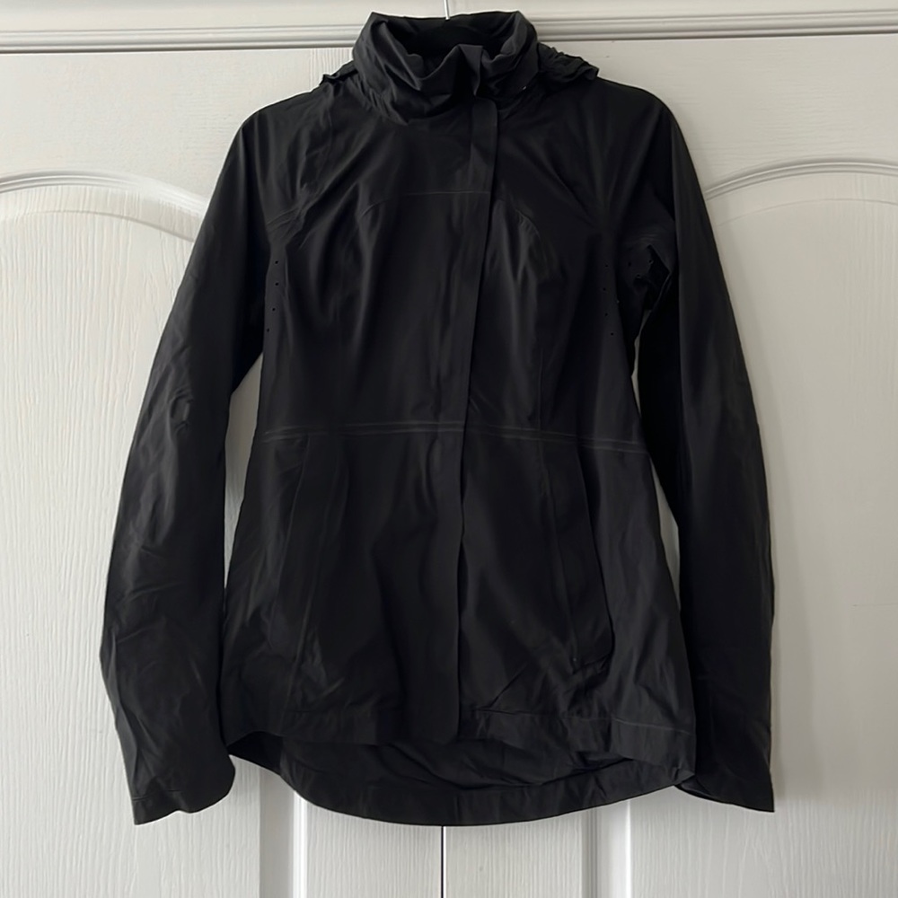 lululemon athletica Black Lightweight Hooded Running Jacket